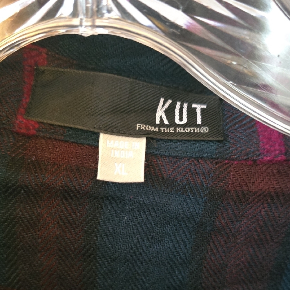 Kut from the Kloth Plaid Shirt - Picture 2 of 3